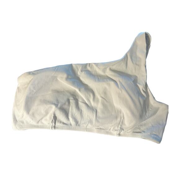 NWT Andie Wyndwood Rib Top Women's Size 3XL White Ribbed One Shoulder NEW - Picture 3 of 12